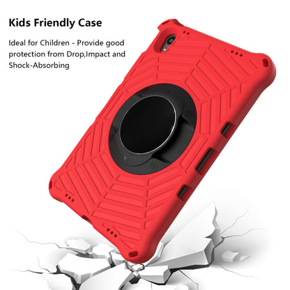 Spider Web Texture Heat Dissipation Anti-Drop Impact-Resistant Tablet Case Kickstand EVA Cover with Shoulder Strap for Lenovo Tab P11 TB-J606F / Tab P11 5G