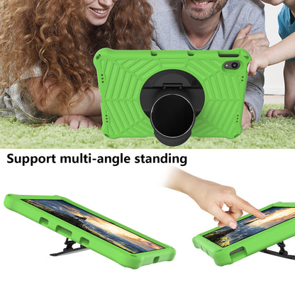 Spider Web Texture Heat Dissipation Anti-Drop Impact-Resistant Tablet Case Kickstand EVA Cover with Shoulder Strap for Lenovo Tab P11 TB-J606F / Tab P11 5G