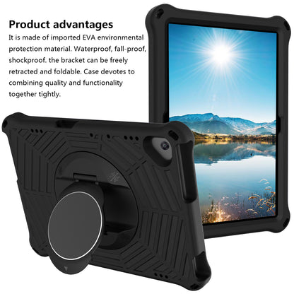 Spider Web Texture Tablet Case Kickstand EVA Cover with Shoulder Strap for Lenovo M10 FHD REL TB-X605FC/TB-X605LC 10.1-inch