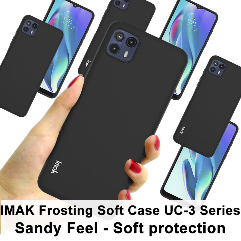 IMAK UC-3 Series Matte Finish Surface Soft TPU Cell Phone Case for Motorola Moto G50 5G