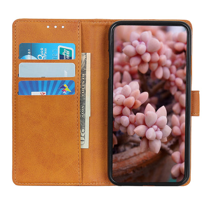 PU Leather and TPU Wallet Stand Book Design Flip Magnetic Folio Shockproof Phone Cover for Motorola Moto E40/E20