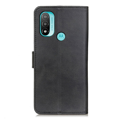 PU Leather and TPU Wallet Stand Book Design Flip Magnetic Folio Shockproof Phone Cover for Motorola Moto E40/E20