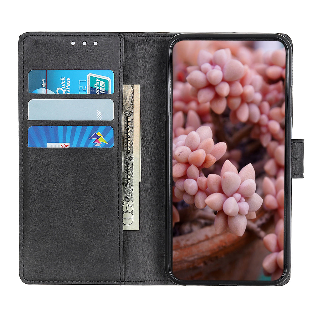 PU Leather and TPU Wallet Stand Book Design Flip Magnetic Folio Shockproof Phone Cover for Motorola Moto E40/E20