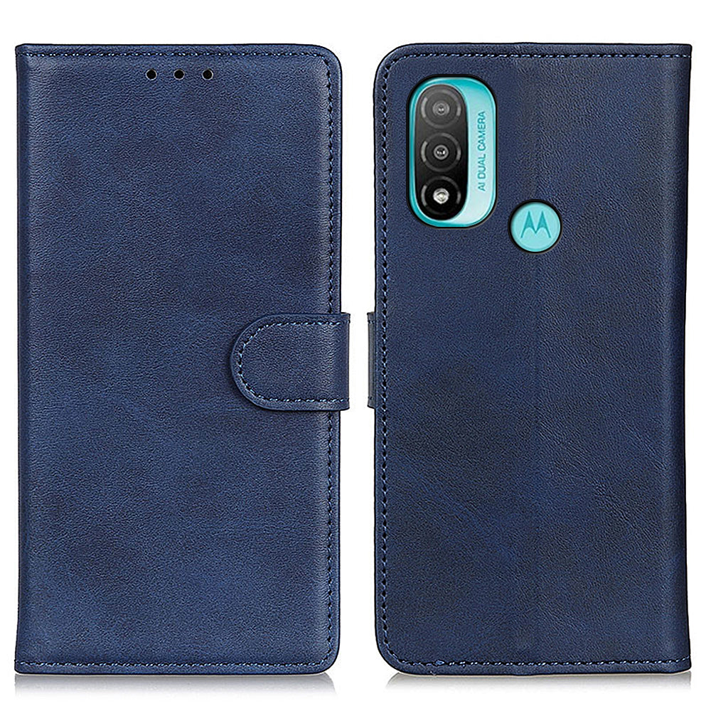 PU Leather and TPU Wallet Stand Book Design Flip Magnetic Folio Shockproof Phone Cover for Motorola Moto E40/E20