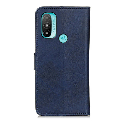 PU Leather and TPU Wallet Stand Book Design Flip Magnetic Folio Shockproof Phone Cover for Motorola Moto E40/E20