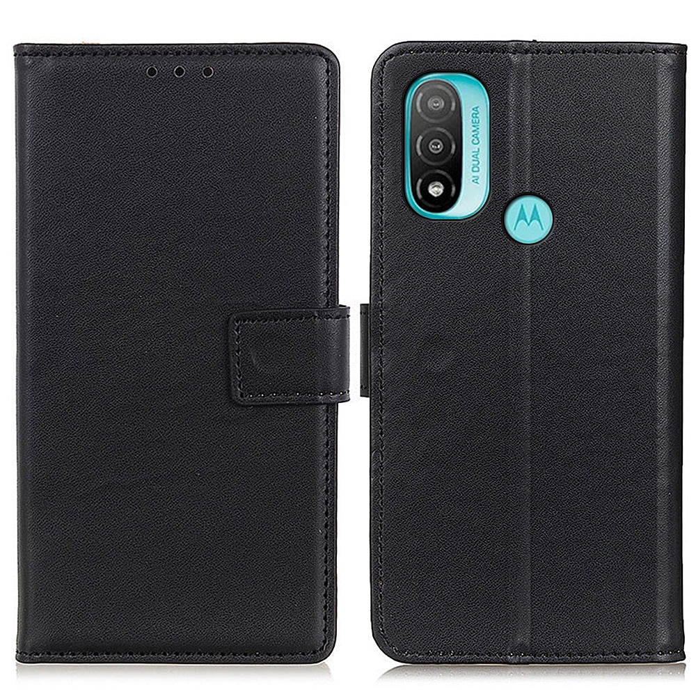 Adjustable Stand Design Flip Folio PU Leather Wallet Phone Case for Motorola Moto E40/E20