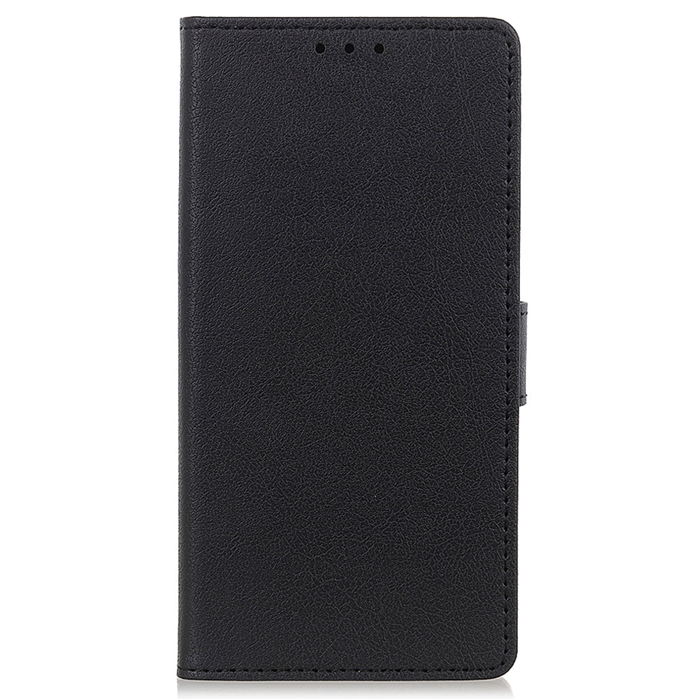 KHAZNEH PU Leather Wallet Stand Magnetic Closure Shockproof Flip Cover for Motorola Moto E20 / E30 / E40