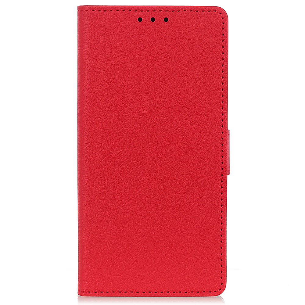 KHAZNEH PU Leather Wallet Stand Magnetic Closure Shockproof Flip Cover for Motorola Moto E20 / E30 / E40