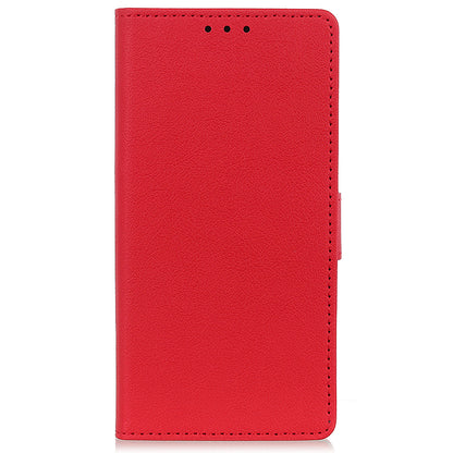 KHAZNEH PU Leather Wallet Stand Magnetic Closure Shockproof Flip Cover for Motorola Moto E20 / E30 / E40