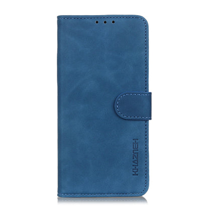 KHAZNEH Hands-Free Stand Vintage PU Leather Wallet Magnetic Closure Shockproof Flip Folio Case for Motorola Moto E20 / E30 / E40