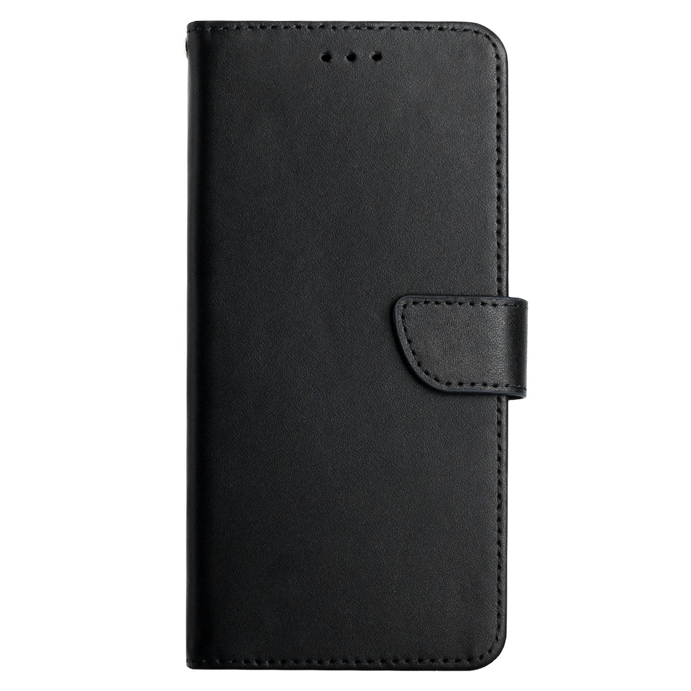 Solid Color Nappa Texture Genuine Leather Wallet Stand Protective Phone Case for Motorola Edge 20 Pro