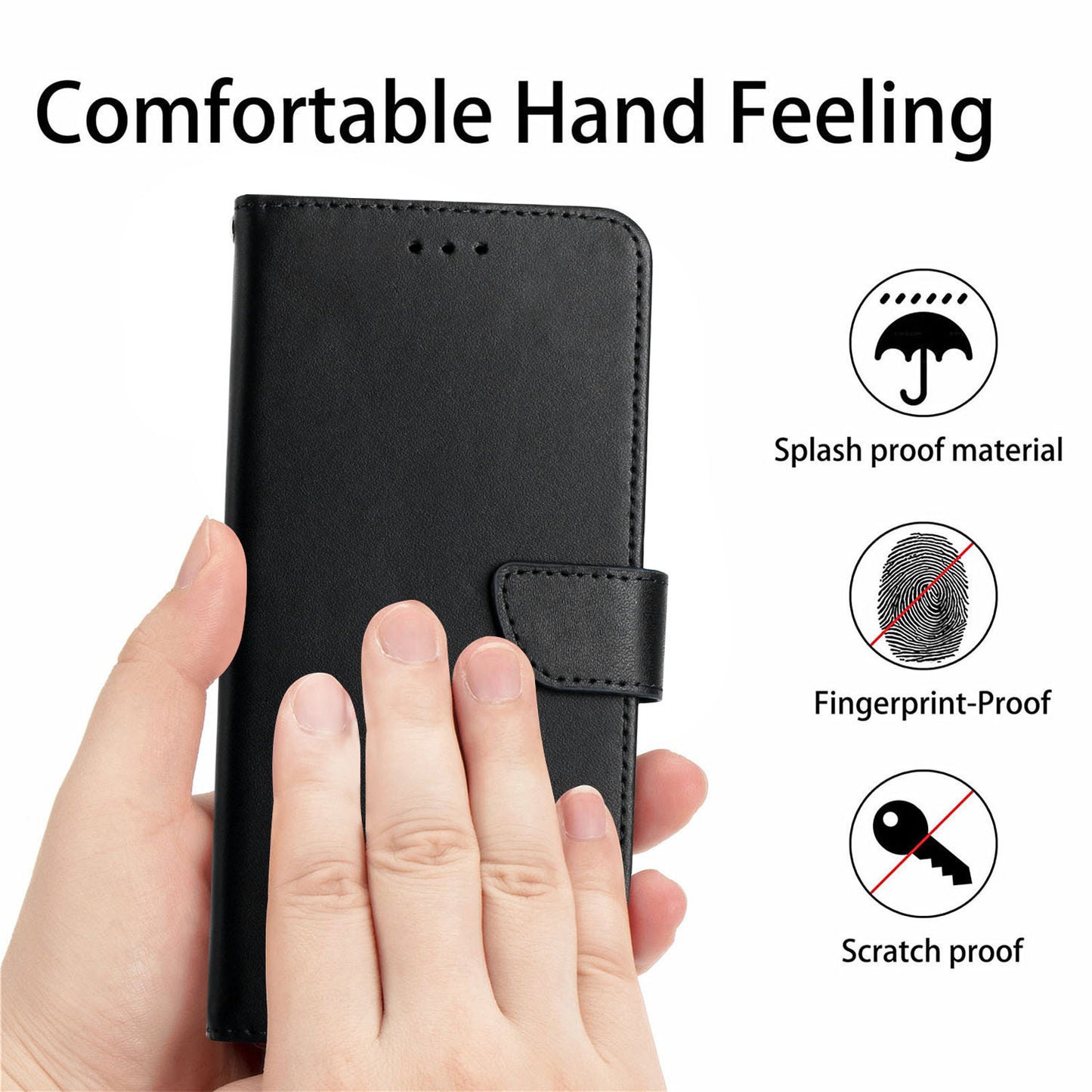 Scratch-proof Nappa Texture Genuine Leather Wallet Stand Protective Phone Case for Motorola Moto G60S