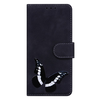 Adjustable Stand Butterfly Printing Skin-touch Leather Wallet Case Phone Cover for Motorola Moto E40/E30/E20