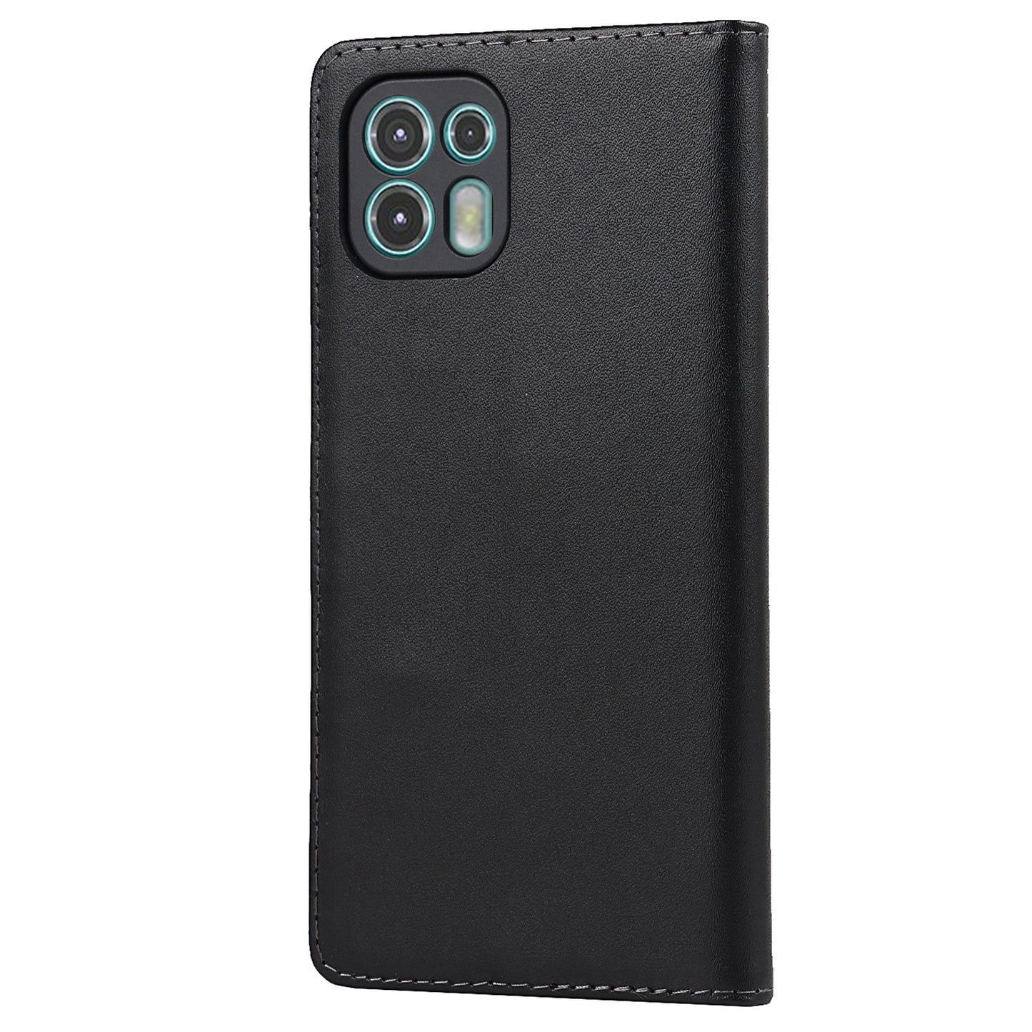 Shockproof Split Leather Wallet Stand Phone Protective Cover Case for Motorola Edge 20 Lite