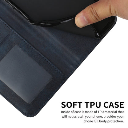 PU Leather Stand Shock Absorption Phone Case Wallet Protective Cover with Hand Strap for Motorola Moto E20/E30/E40