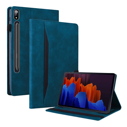 Shockproof Wallet Design Business Style PU Leather Flip Tablet Case with Stand for Lenovo Tab P12 Pro 12.6''