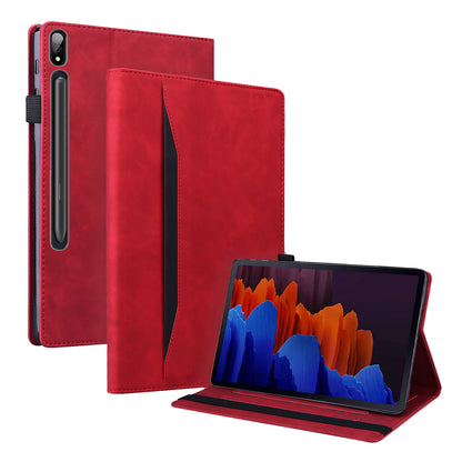 Shockproof Wallet Design Business Style PU Leather Flip Tablet Case with Stand for Lenovo Tab P12 Pro 12.6''