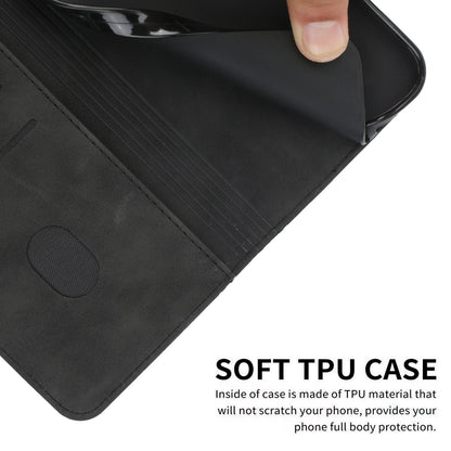 Soft TPU Inner Case + Leather Phone Cover Skin-touch Rhombus Pattern Auto-absorbed Magnetic Closure Stand Shell for Motorola Moto E20/E30/E40