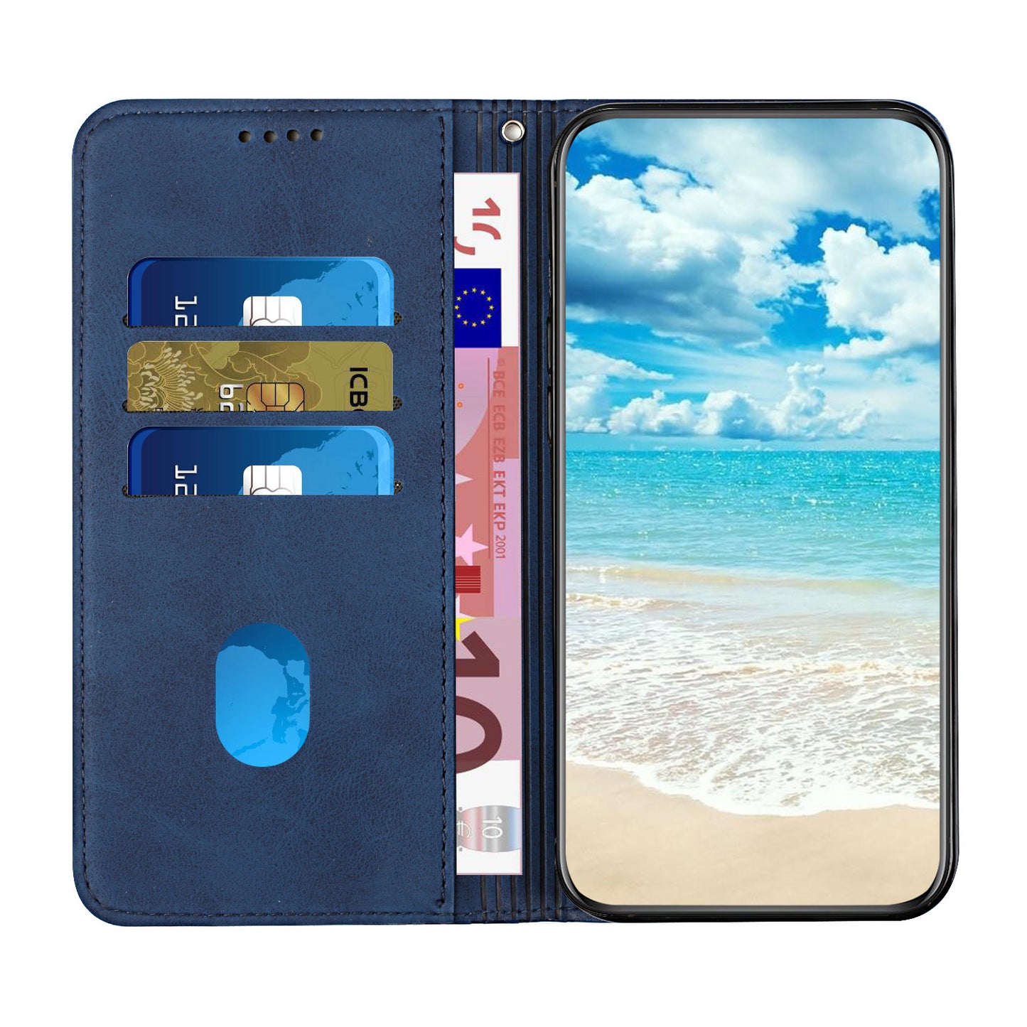 Skin-touch Rhombus Pattern Wallet Stand Design Case for Motorola Edge 20 Lite/Edge 20 Fusion Magnetic Auto-absorbed Closure Leather Cover