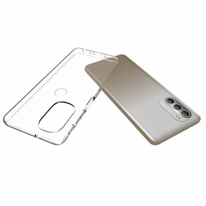 10Pcs/Pack HD Clear Inner Anti-Watermark Soft TPU Shockproof Protective Case for Motorola Moto G51 5G