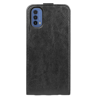 Crazy Horse Texture PU Leather Card Slot Vertical Flip Case with Card Slot wih Magnetic Double Clasp for Motorola Moto E30 / Moto E40