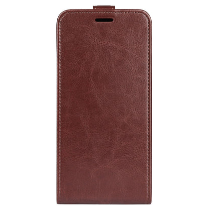 Crazy Horse Texture PU Leather Card Slot Vertical Flip Case with Card Slot wih Magnetic Double Clasp for Motorola Moto E30 / Moto E40