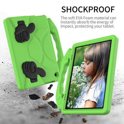 Portable Handle Foldable Thumb Kickstand Shockproof EVA Tablet Case Cover for Lenovo Tab M10 TB-X605F