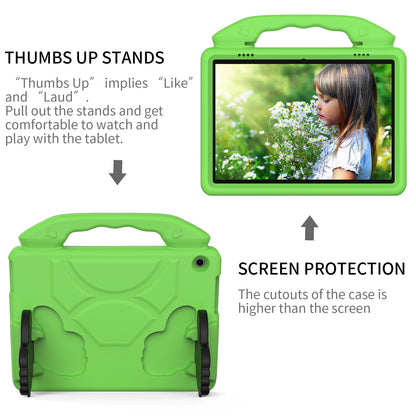 Portable Handle Foldable Thumb Kickstand Shockproof EVA Tablet Case Cover for Lenovo Tab M10 TB-X605F