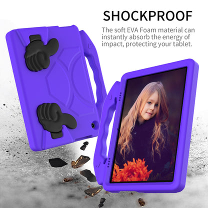 Portable Handle Foldable Thumb Kickstand Shockproof EVA Tablet Case Cover for Lenovo Tab M10 TB-X605F