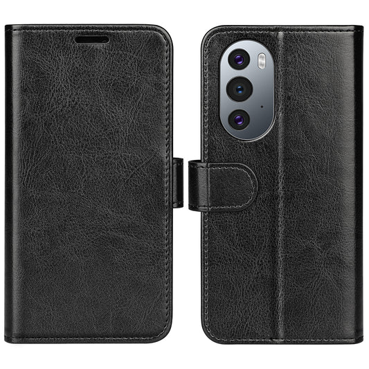 Crazy Horse Texture PU Leather + Inner TPU Shell Stand Wallet Flip Phone Case for Motorola Edge X30/X30 Pro/Edge 30 Pro/Edge Plus (2022)/Edge+ (2022)