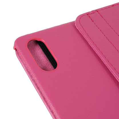 360 Degree Rotary Stand Elastic Band Closure PU Leather Tablet Case Cover for Lenovo Tab P12 Pro