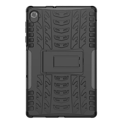 Cool Tire Texture Scratch-resistant PC + TPU Protective Tablet Cover with Kickstand for Lenovo Tab K10