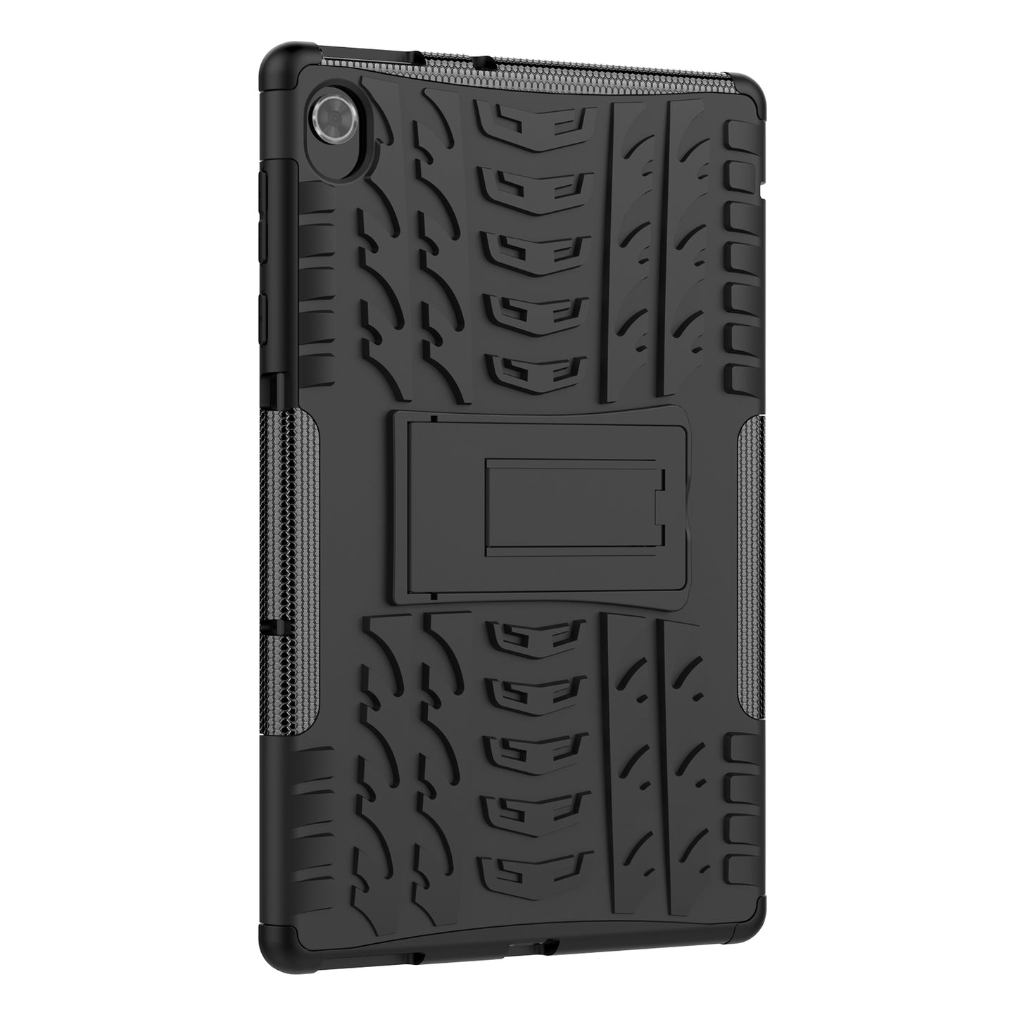 Cool Tire Texture Scratch-resistant PC + TPU Protective Tablet Cover with Kickstand for Lenovo Tab K10