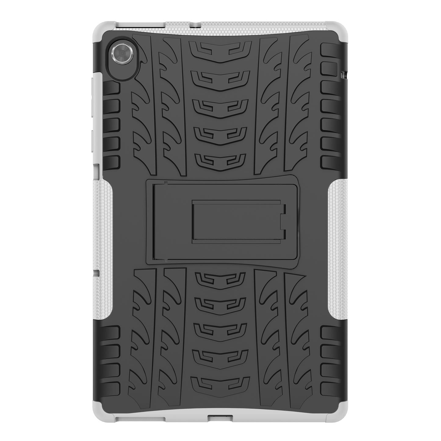 Cool Tire Texture Scratch-resistant PC + TPU Protective Tablet Cover with Kickstand for Lenovo Tab K10