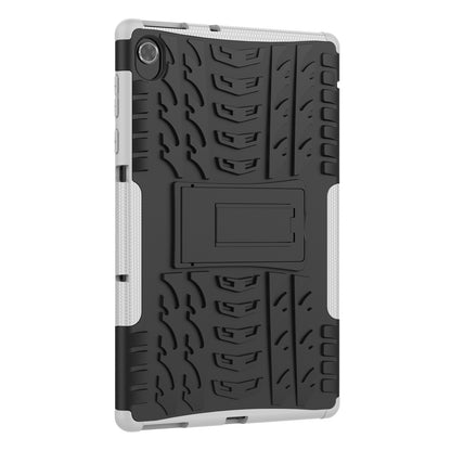 Cool Tire Texture Scratch-resistant PC + TPU Protective Tablet Cover with Kickstand for Lenovo Tab K10