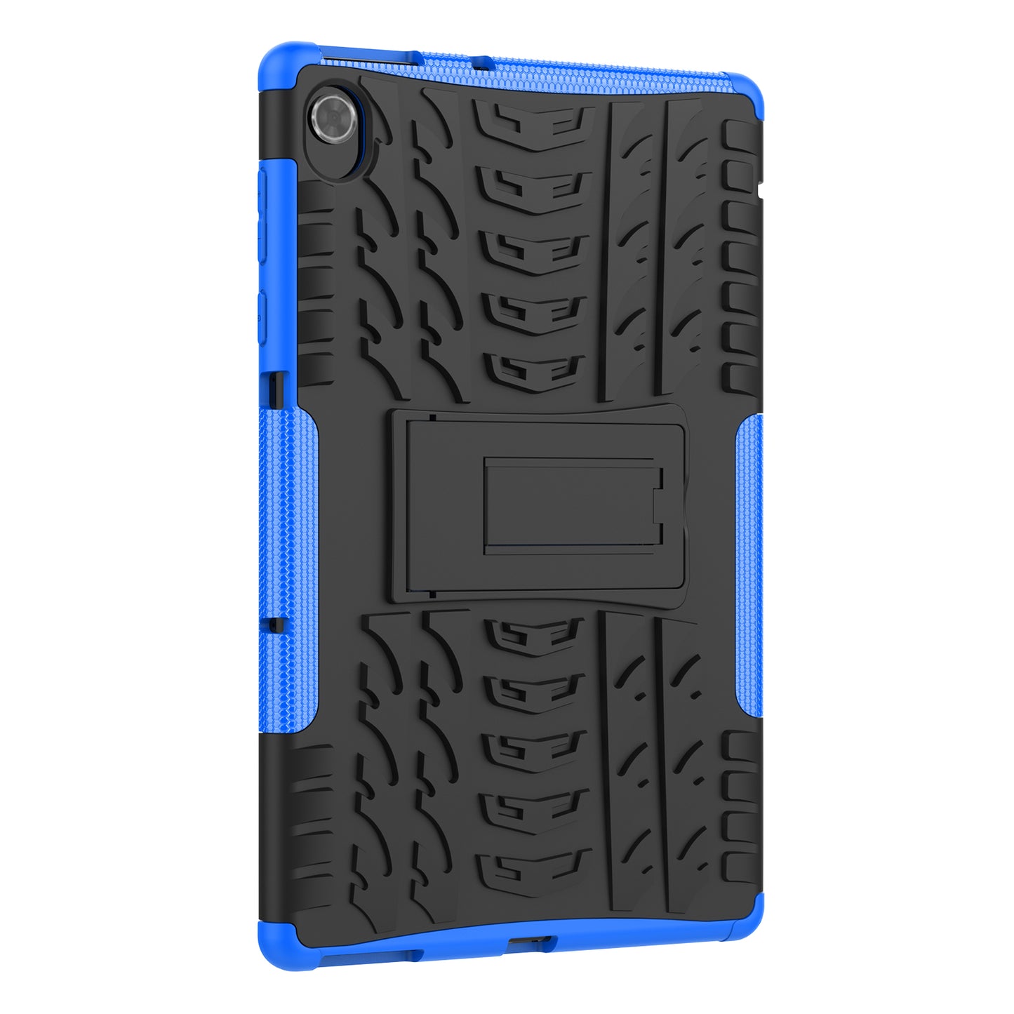 Cool Tire Texture Scratch-resistant PC + TPU Protective Tablet Cover with Kickstand for Lenovo Tab K10