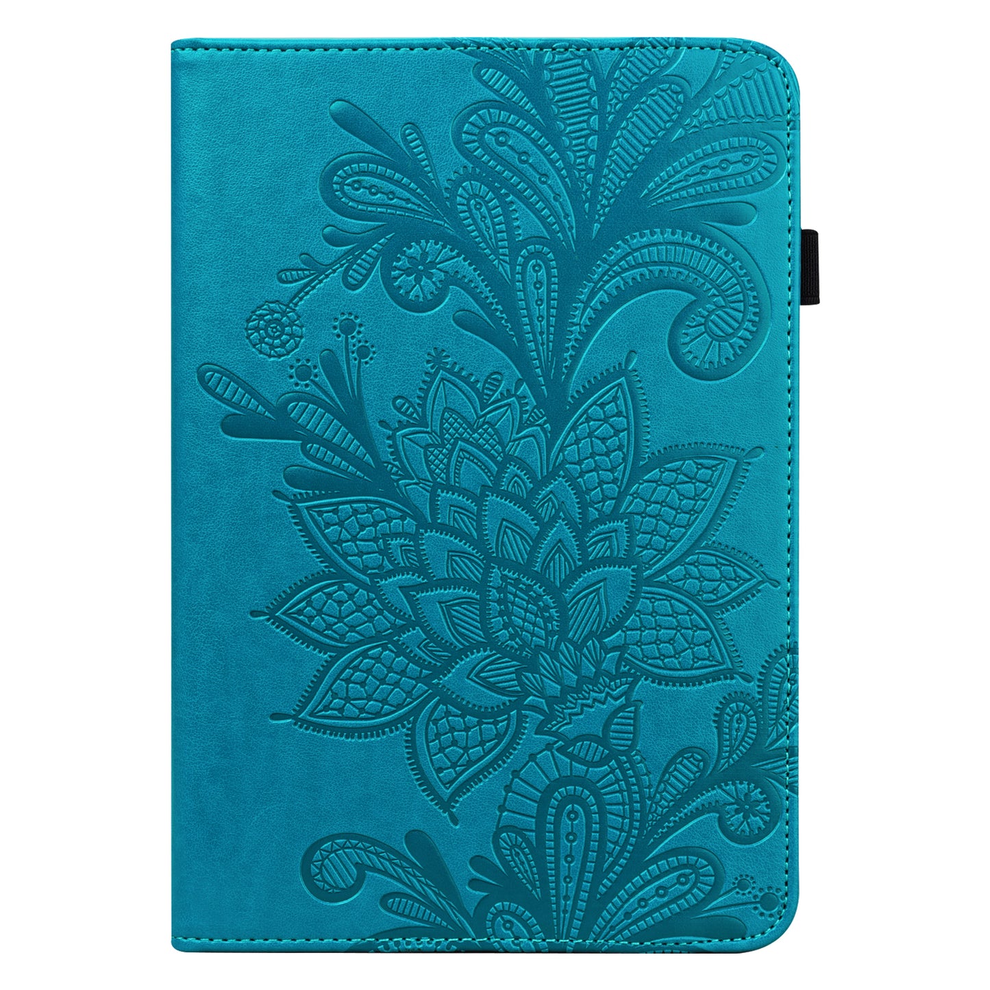 For Lenovo Legion Y700 Flower Imprinting Auto Wake/Sleep Stand Tablet Cover Leather Case with Wallet Function