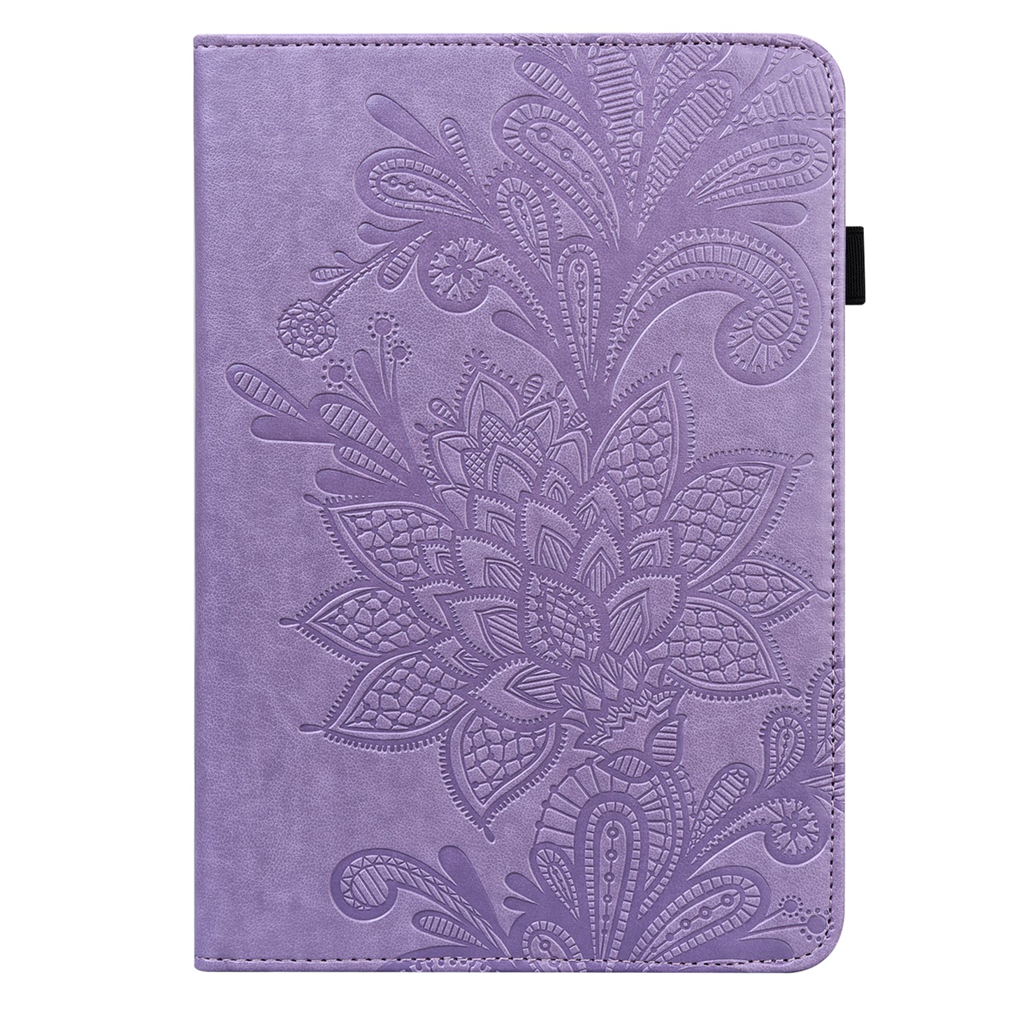 For Lenovo Legion Y700 Flower Imprinting Auto Wake/Sleep Stand Tablet Cover Leather Case with Wallet Function