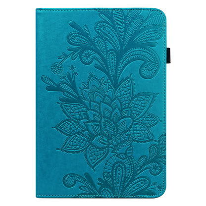 For Lenovo Tab P11 Plus Flower Imprinting Auto Wake/Sleep Fall Protection Tablet Cover Stand Wallet Leather Case