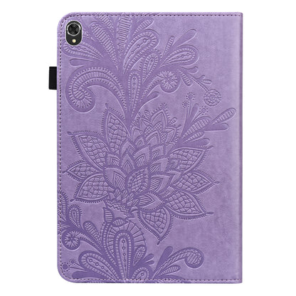 For Lenovo Tab K10 (TB-X6C6F TB-X6C6L TB-X6C6X) (2021) Flower Imprinting Auto Wake/Sleep Tablet Cover Stand Wallet Anti-drop Leather Case