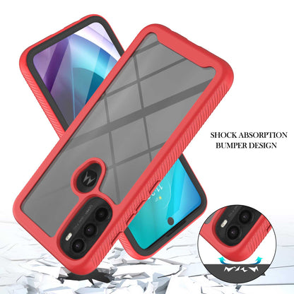 YB PC Series-6 for Motorola Moto G71 5G Full Protection Anti-fall Detachable Built-in PET Screen Protector Phone Case TPU+PC Cover