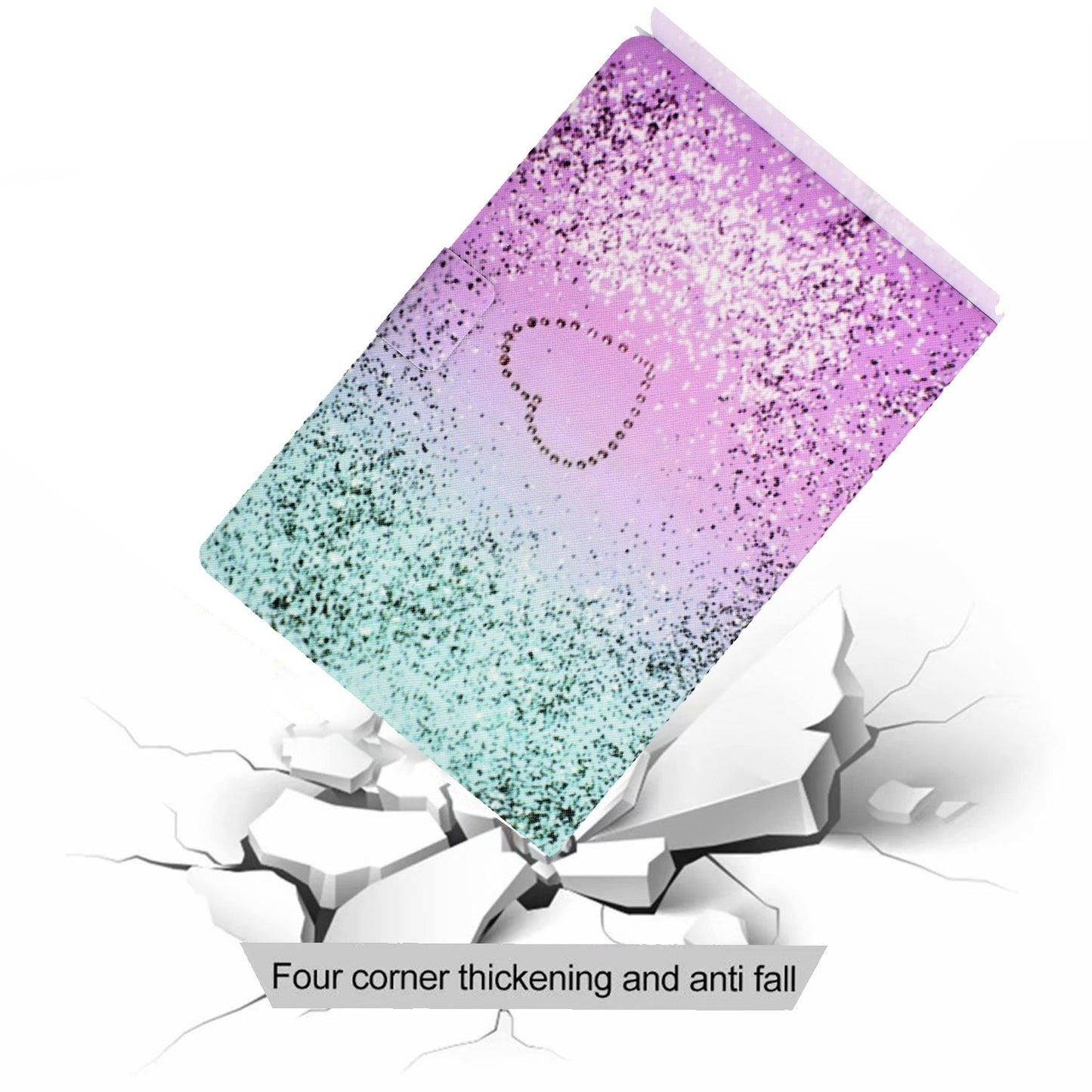 For Lenovo Legion Y700 Pattern Printing Leather Shock Proof Tablet Case Protective Cover