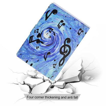 For Lenovo Legion Y700 Pattern Printing Leather Shock Proof Tablet Case Protective Cover