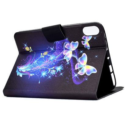 For Lenovo Legion Y700 Pattern Printing Leather Shock Proof Tablet Case Protective Cover