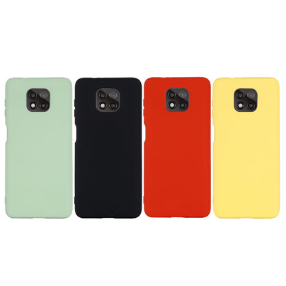 For Motorola Moto G Power (2021) Drop-proof Liquid Silicone Phone Case Protective Cover with Strap