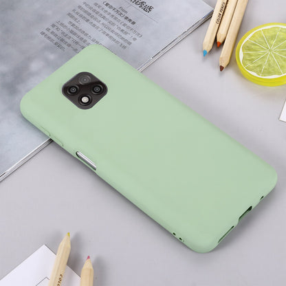 For Motorola Moto G Power (2021) Drop-proof Liquid Silicone Phone Case Protective Cover with Strap