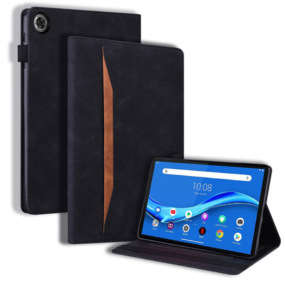 For Lenovo Tab M10 Plus (Gen 3) 10.6 inch Tablet Case PU Leather Stand Wallet Elastic Drop-proof Shell with Pencil Holder