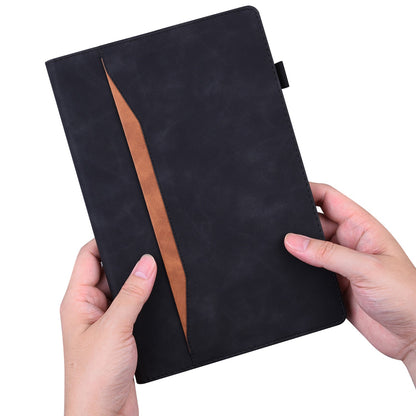 For Lenovo Tab M10 Plus (Gen 3) 10.6 inch Tablet Case PU Leather Stand Wallet Elastic Drop-proof Shell with Pencil Holder