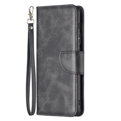 For Motorola Edge X30/Edge 30 Pro (Motorola Edge+ (2022)) BF Leather Series-4 Wallet Magnetic Flip Case Stand Shockproof TPU Handbag Purse Wrist Strap Cover