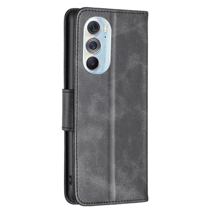 For Motorola Edge X30/Edge 30 Pro (Motorola Edge+ (2022)) BF Leather Series-4 Wallet Magnetic Flip Case Stand Shockproof TPU Handbag Purse Wrist Strap Cover